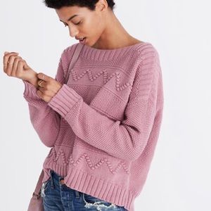 Madewell Zigzag Stitch Pullover Sweater